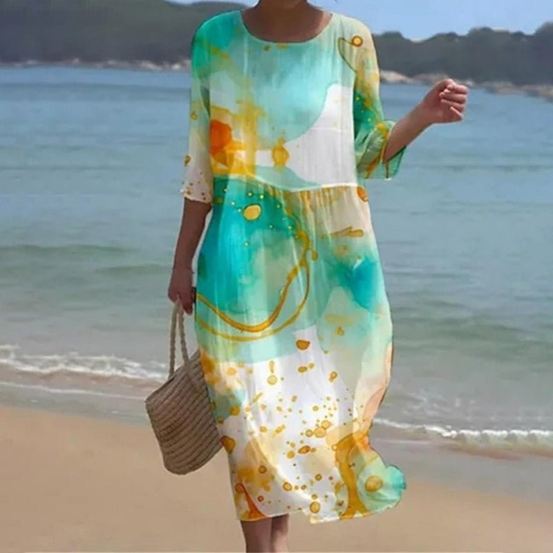 Sienna | Floral Sunset Dress