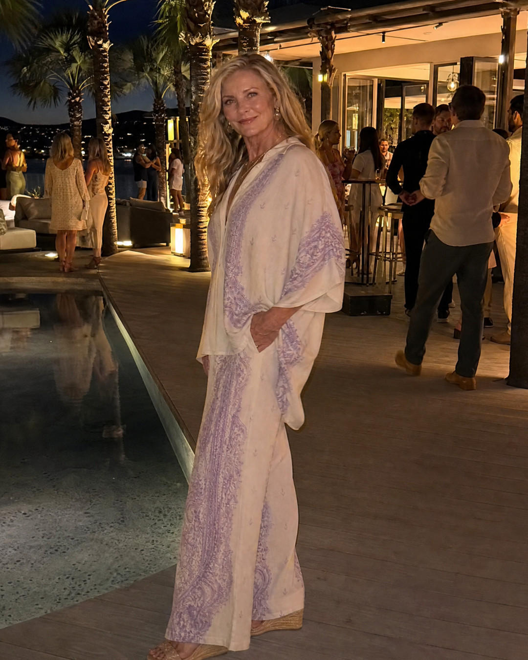 Sodaya | Cozy Oversized Shirt and Wide-Leg Pants Ensemble