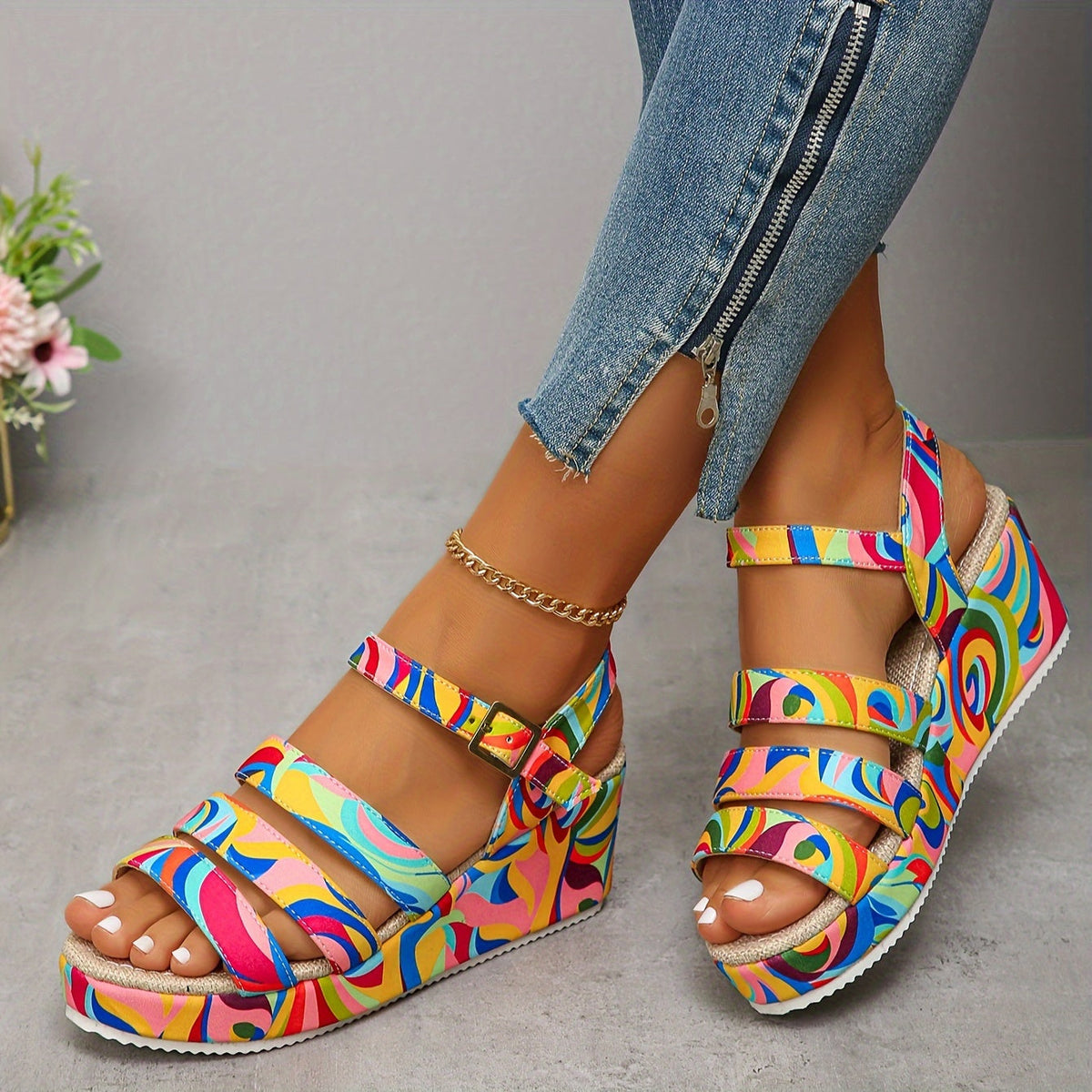 Allegra Colorful Orthopedic Sandals