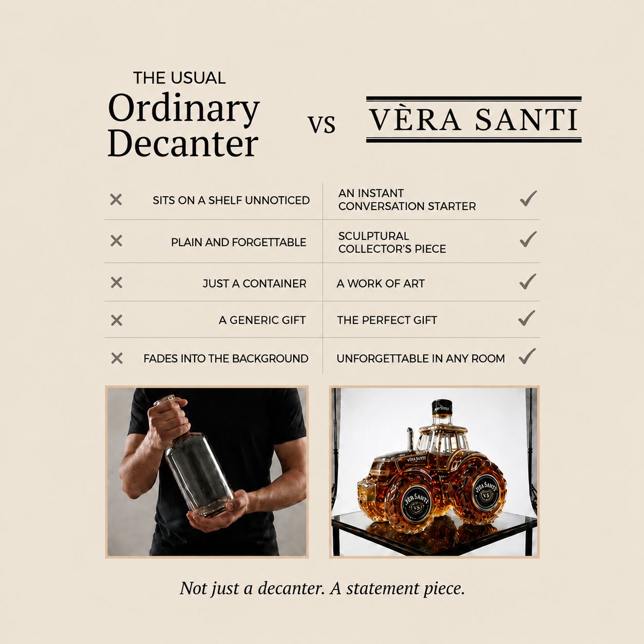 Whiskey Bottle - Barrel Set Edition with Glasses