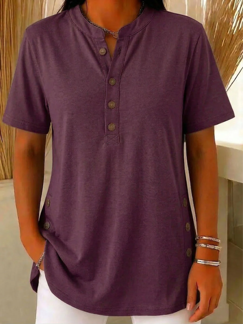 Lena – Top with Buttons