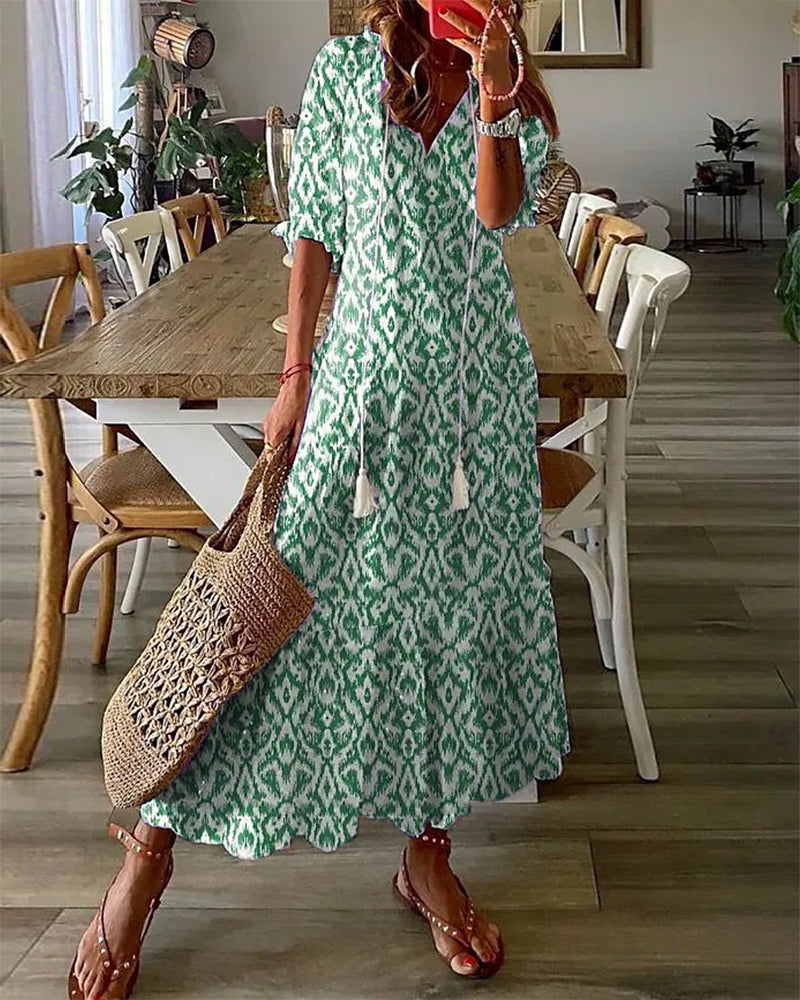 ARIA | Bohemian Tummy-Enhancing Dress