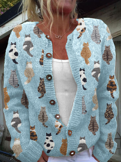 Sophie | Artistic Cat Cardigan