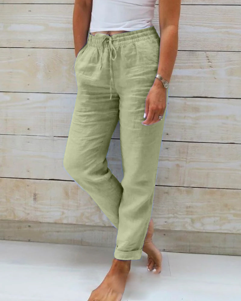 Aurora | Casual Drawstring Trousers