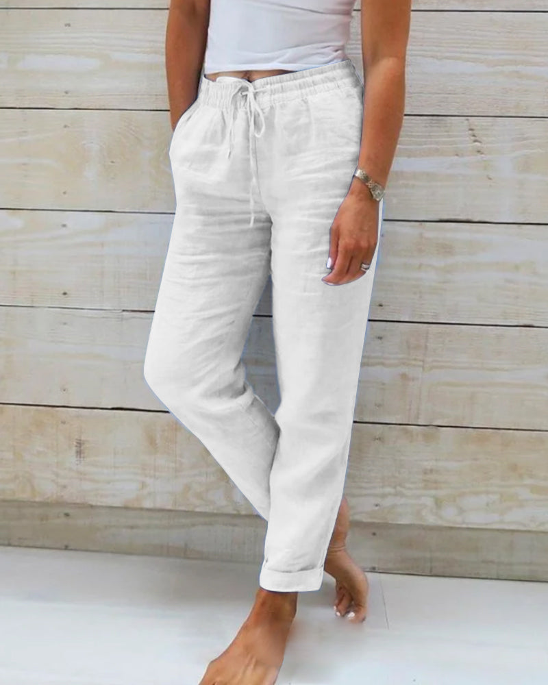 Aurora | Casual Drawstring Trousers