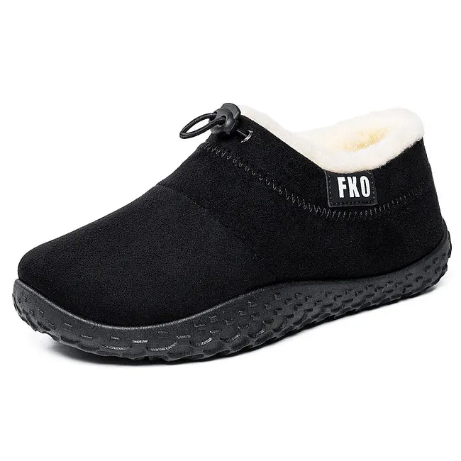 Kamira | Faux Fur Lined Slip-On Booties for Women