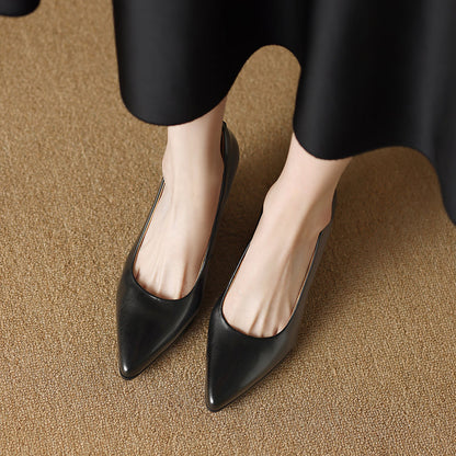 Zella Genuine Leather Heels