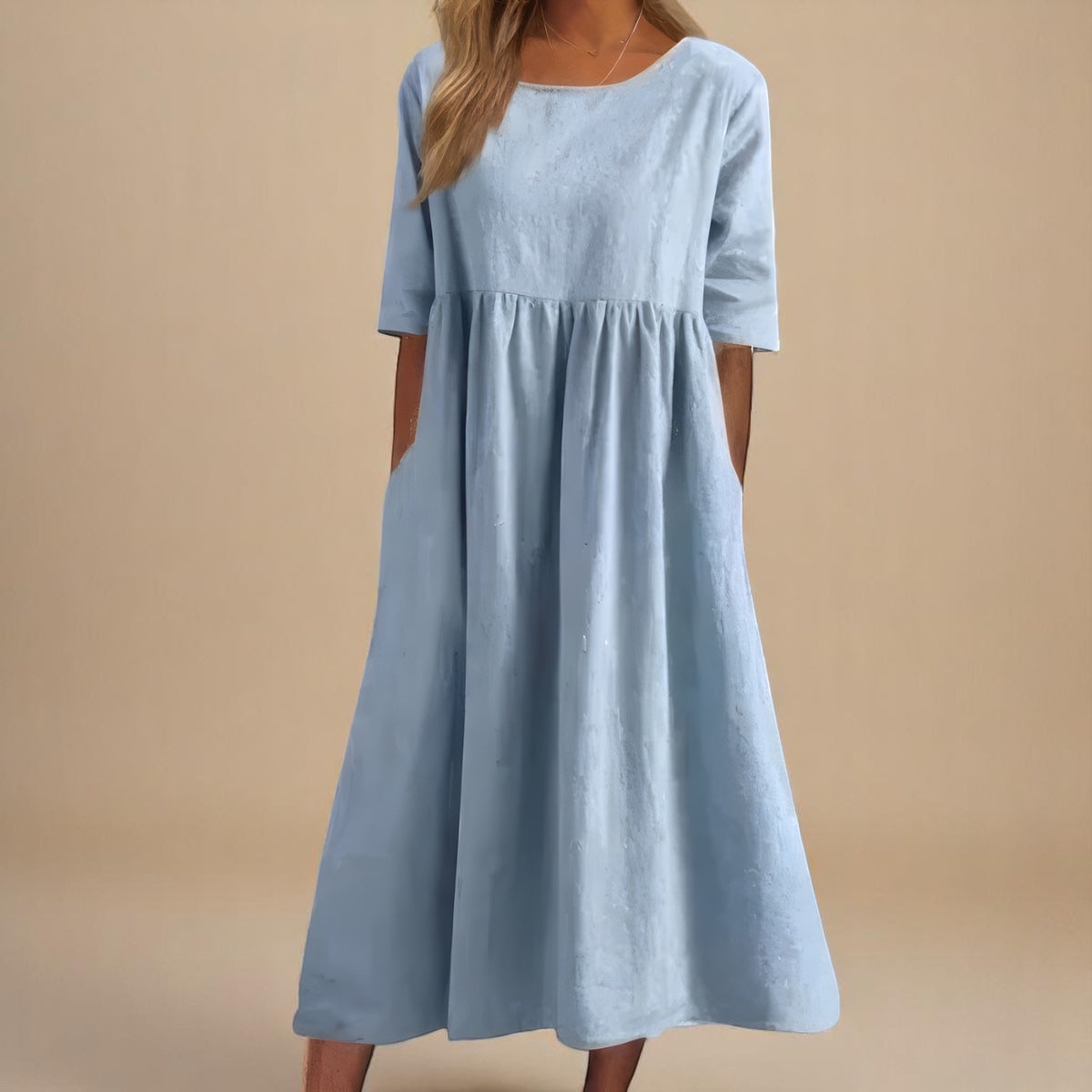 Emily | Timeless Mid-Length Sleeve Dress