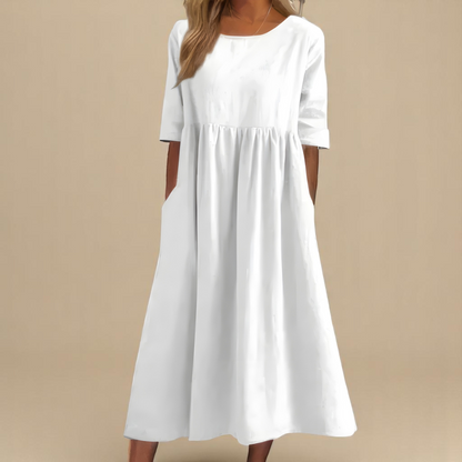 Emily | Timeless Mid-Length Sleeve Dress