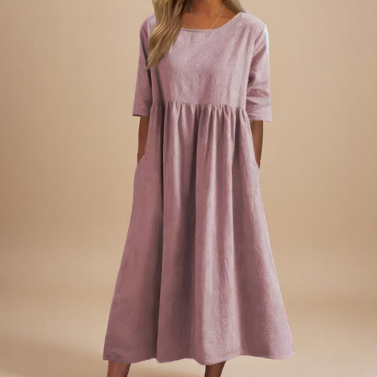 Emily | Timeless Mid-Length Sleeve Dress