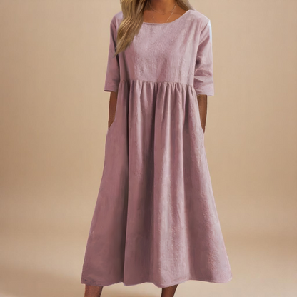 Emily | Timeless Mid-Length Sleeve Dress