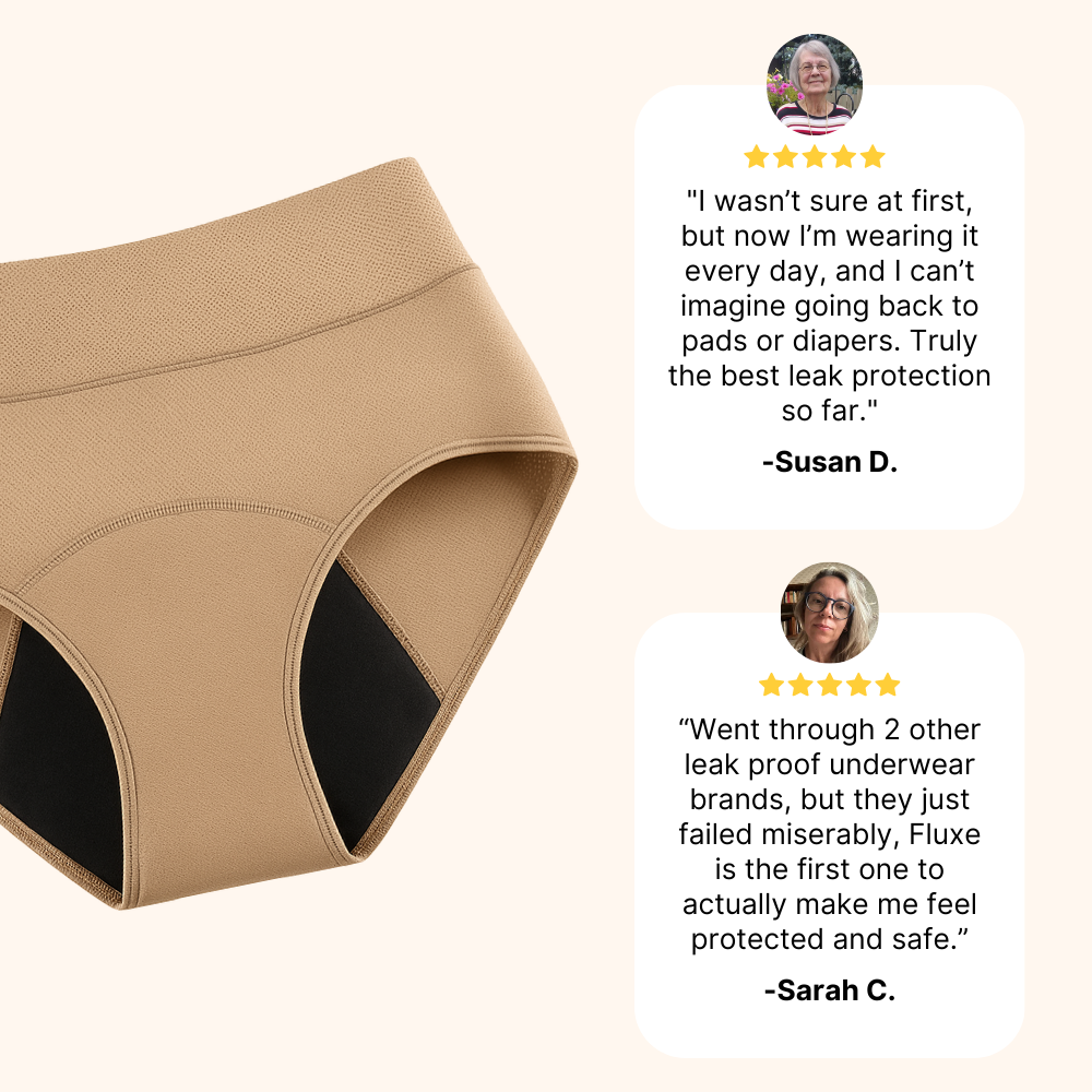 Fluxe™ | 100% Leak-Proof Underwear That Won't Let You Down