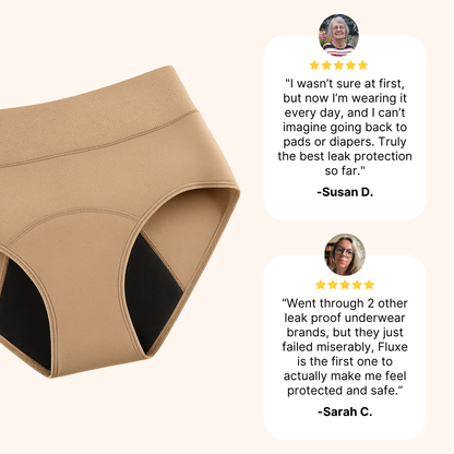 Fluxe™ | 100% Leak-Proof Underwear That Won't Let You Down