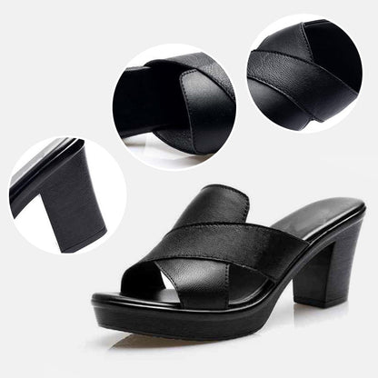 Lucia Comfort-Orthopedic Sandals with Supportive Heel