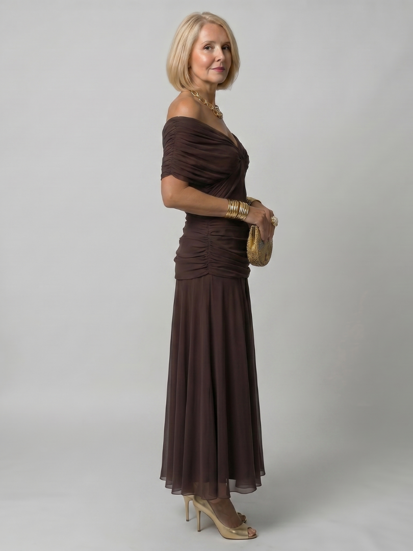 Cindy | Effortless flowy midi dress for timeless elegance