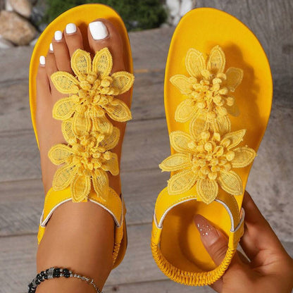 Fiorella Floral-Embellished Orthopaedic Sandals