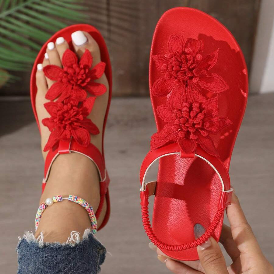 Fiorella Floral-Embellished Orthopaedic Sandals