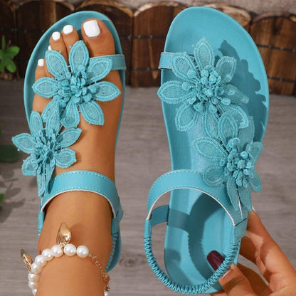 Fiorella Floral-Embellished Orthopaedic Sandals
