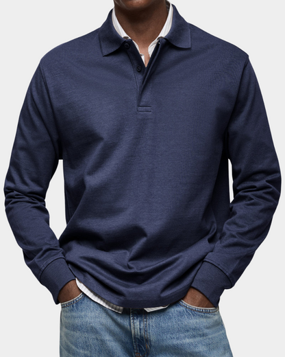 Jeffrey | Classic Long Sleeve Polo Shirt