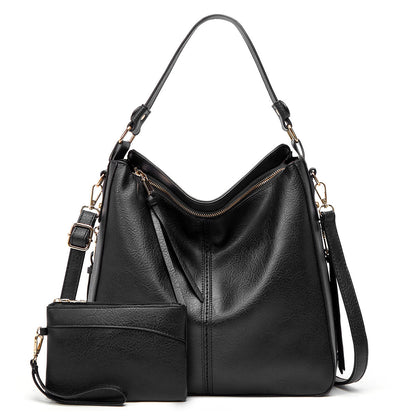 Vivian | Leather Hobo Bag + FREE Pouch Wallet