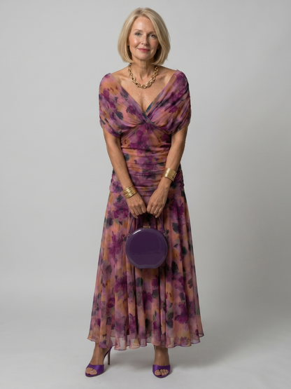 Cindy | Effortless flowy midi dress for timeless elegance