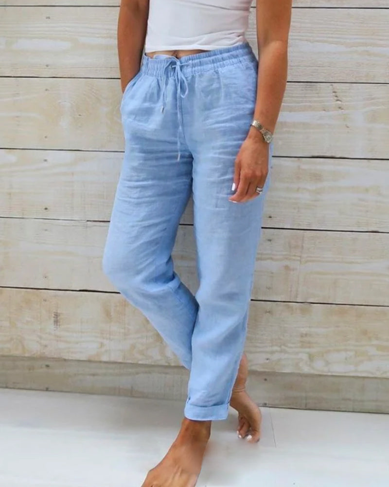 Aurora | Casual Drawstring Trousers