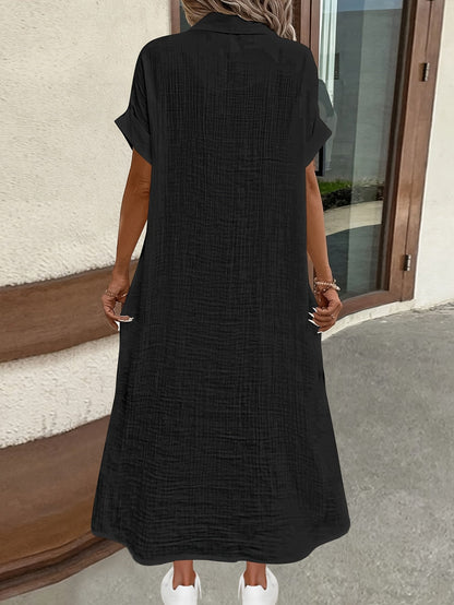 Livia™ | Summer Midi Button Dress