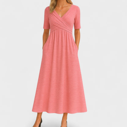 Eleanor | Chic Midi Dress Featuring Pockets
