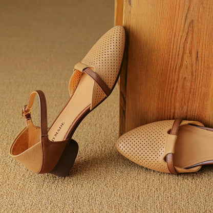 Julion Genuine Leather Heels