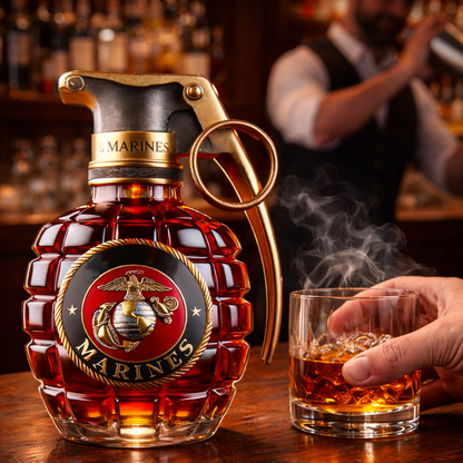 Whisky Bottle - Grenade Edition Marines