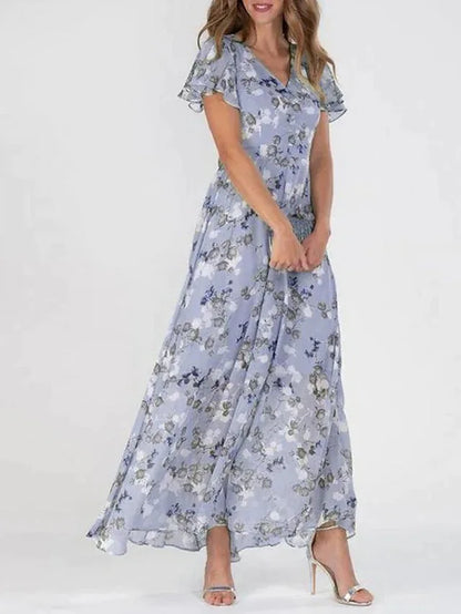 Vivian | Maxi Dress in Bloom Breeze