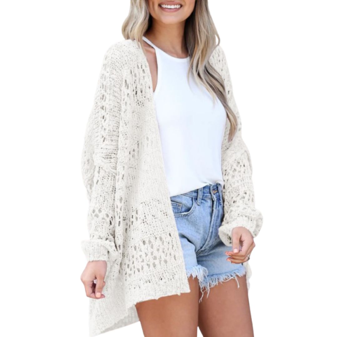NAOMI | Breezy Oversized Bohemian Summer Cardigan