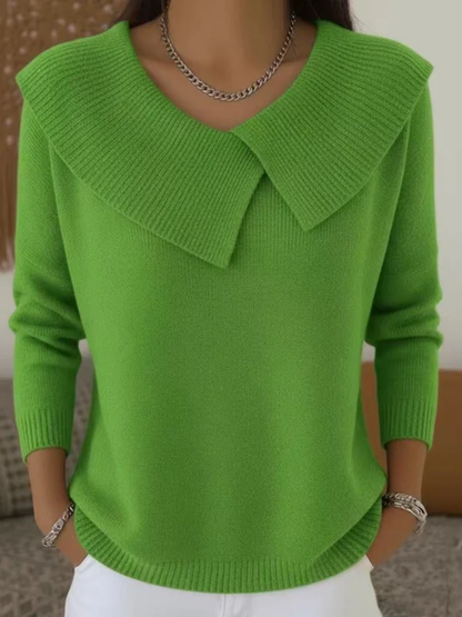 Lucia | Warm Sweater with Soft Collar