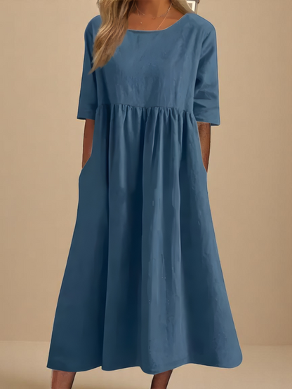 Emily | Timeless Mid-Length Sleeve Dress