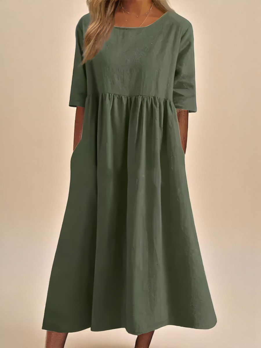 Emily | Timeless Mid-Length Sleeve Dress