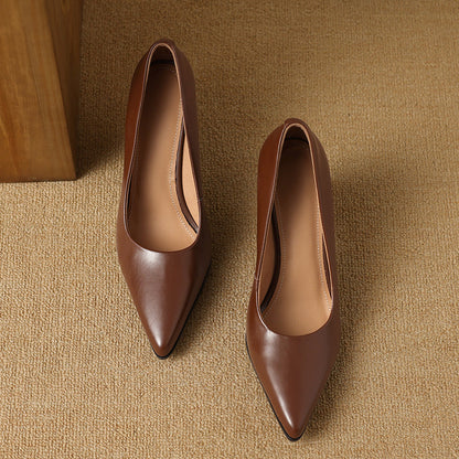 Zella Genuine Leather Heels