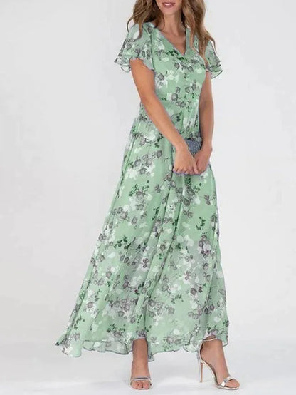 Vivian | Maxi Dress in Bloom Breeze