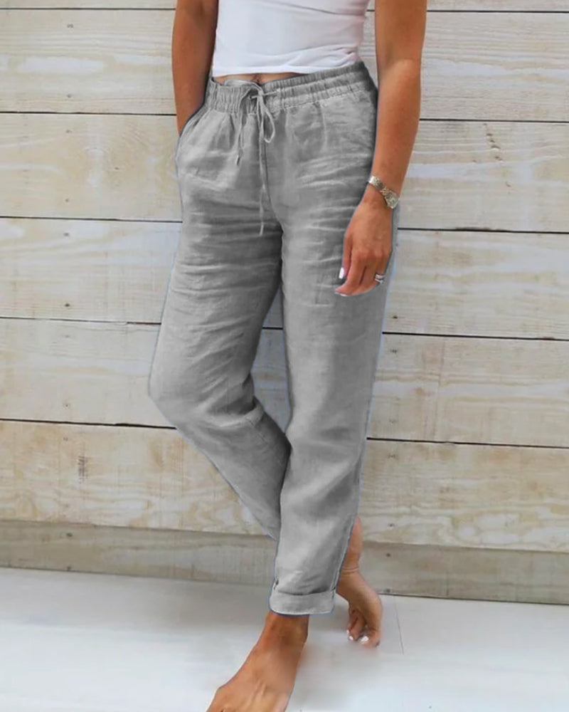 Aurora | Casual Drawstring Trousers