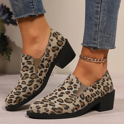 Phoebe | Casual Leopard Print Loafers