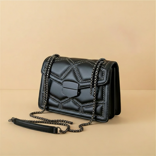 Chic PU Leather Crossbody Bag - Trendy and Stylish