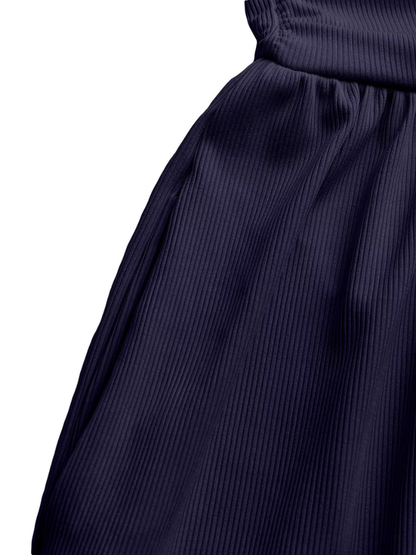 CHARITY | Textured Chic Sleeveless Wide-Leg Jumpsuit