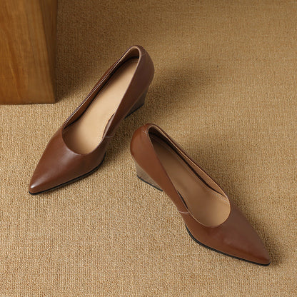 Zella Genuine Leather Heels