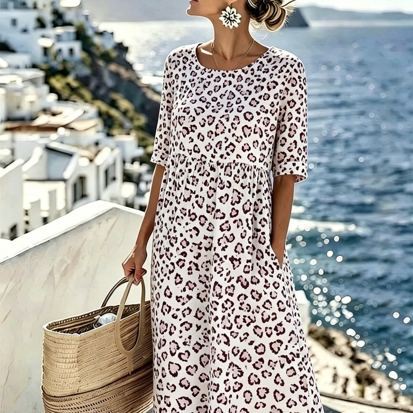 Sienna™ | Midi Dress Wild Grace