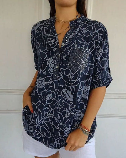 Avery | Chic Blouse with Pocket Detail