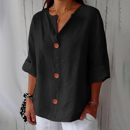 Hazel - Loose-fitting Summer Blouse