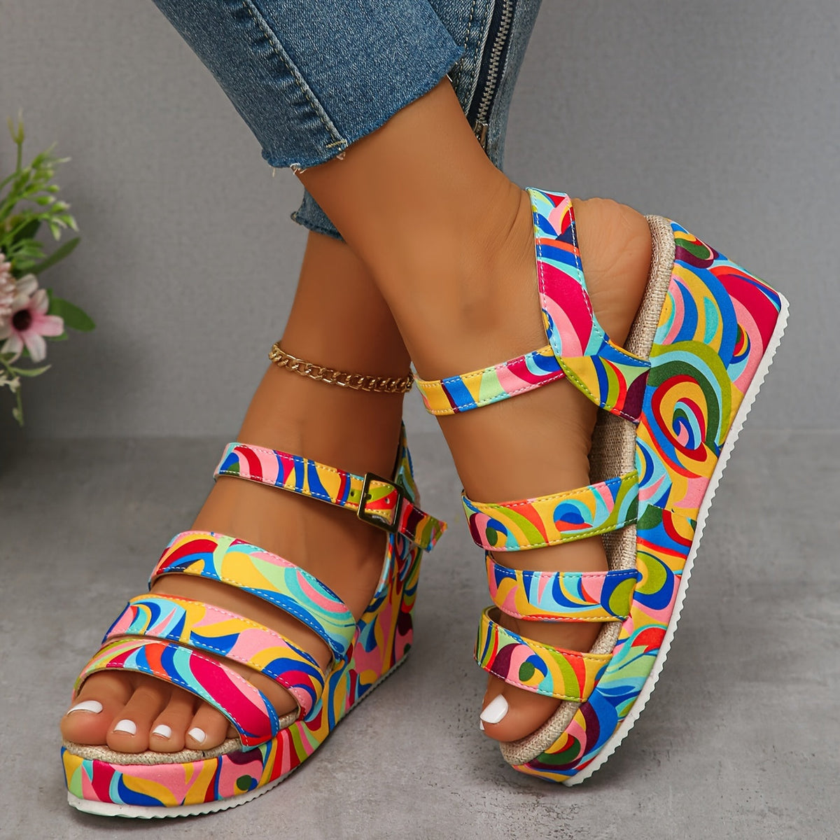 Allegra Colorful Orthopedic Sandals