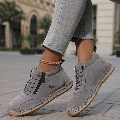 Flora Zip-Up Comfort Orthopedic Shoes