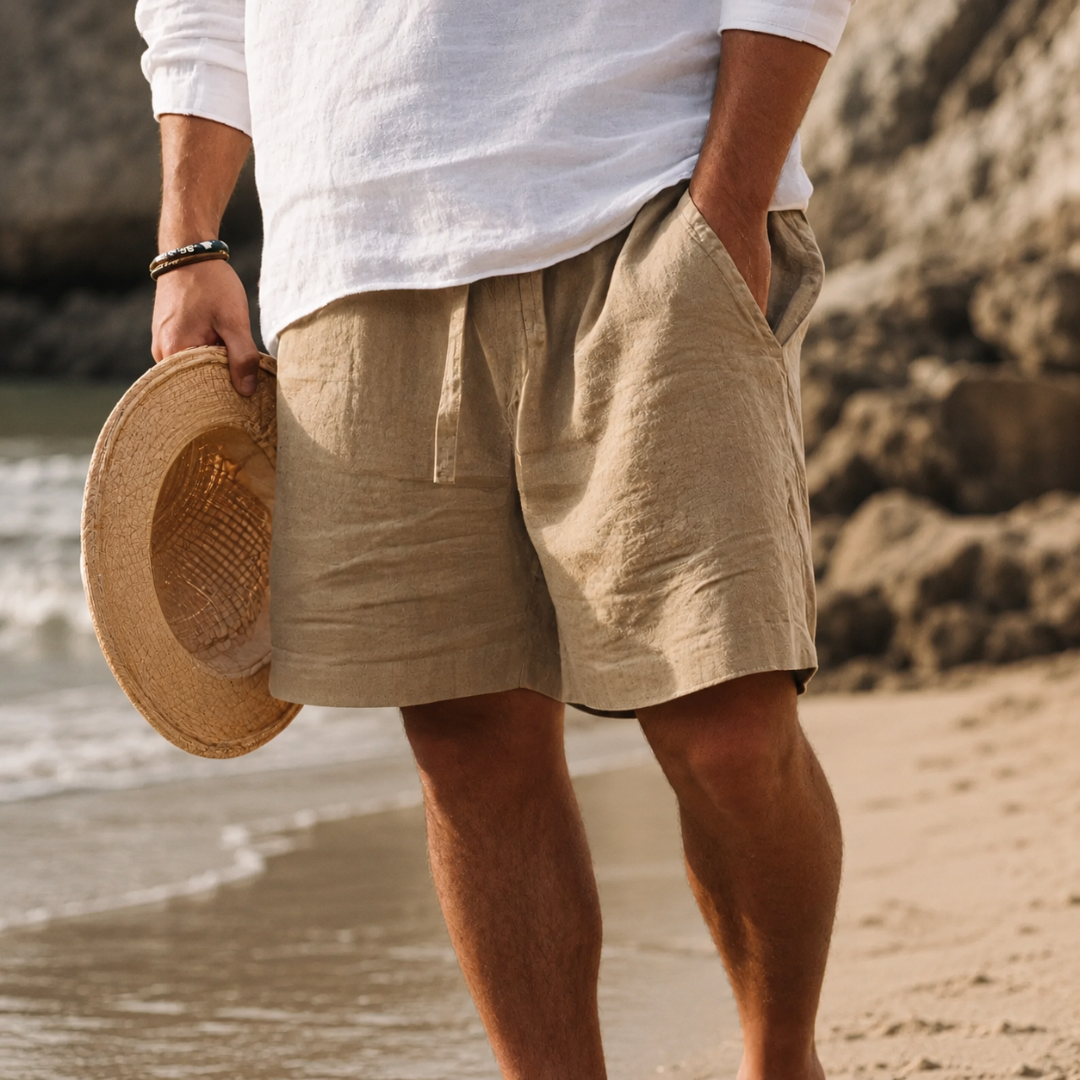 Andy - Men's Summer Cotton Linen Shorts