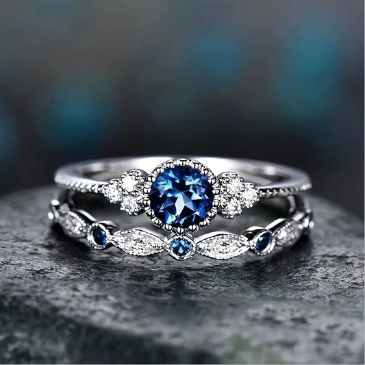 Timeless Polished Ring duo