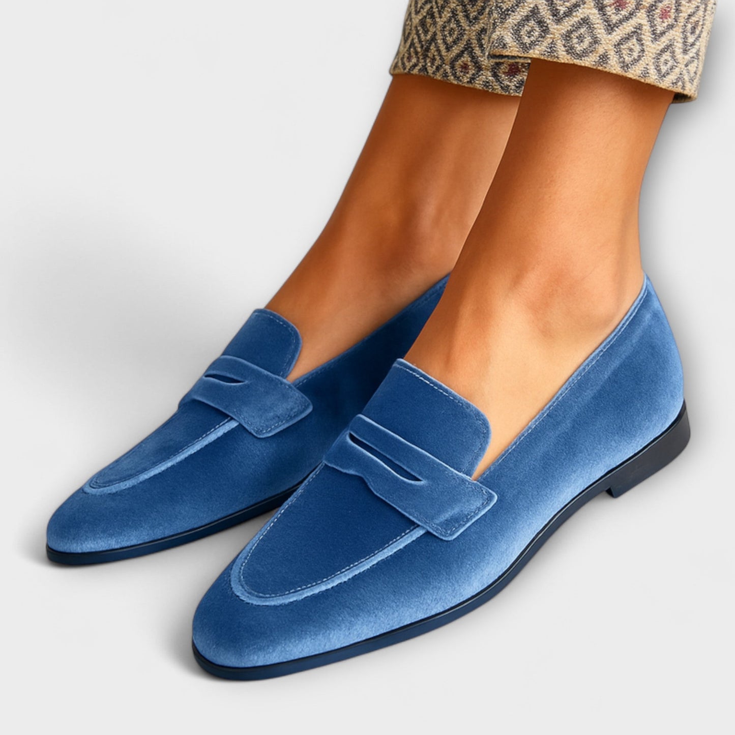 Louise | Soft Velvet Loafers